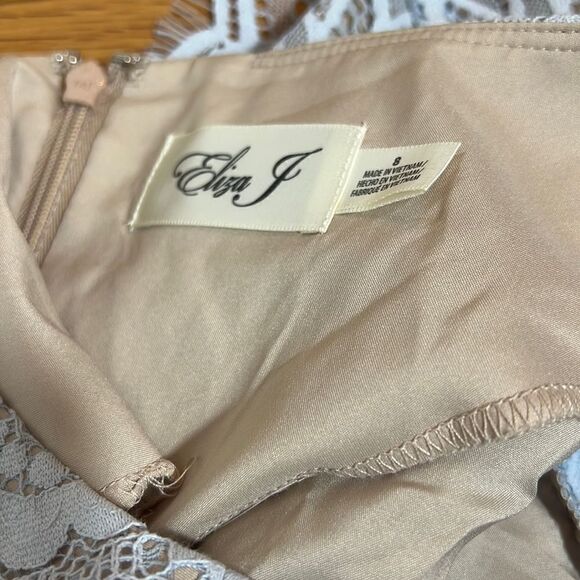 Eliza J Light Blue Lace Dress NWT - Picture 4 of 9